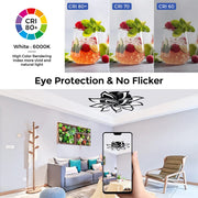 IRALAN Led Ceiling Light Dimmable Brightness Art Deco Lighting Fixtures Phone APP Control Cold Warm Light