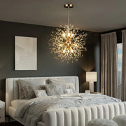 Modern Crystal Lamps LED Chandelier Lighting Pendant Lamp For Living Room Dining Room Home Decoration Art Dandelion