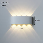LED Outdoor Waterproof Wall Lamp Lighting Bedroom Living Room Light Aisle Corridor Outdoor Garden Lamp Aluminum LED Wall Sconce