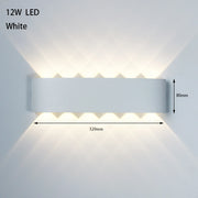 LED Outdoor Waterproof Wall Lamp Lighting Bedroom Living Room Light Aisle Corridor Outdoor Garden Lamp Aluminum LED Wall Sconce