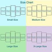 5 Pieces Canvas Wall Arts Wall Arts Poster Painting Nature Starry Sky Landscape Wallpaper Home Decor Picture Print Living Room