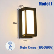 LED Outdoor Lights Motion Sensor Outdoor Wall Light Waterproof IP65 Outdoor Wall Lamp Street lamp Garden Lights Outdoor Lighting