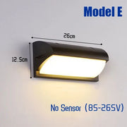 LED Outdoor Lights Motion Sensor Outdoor Wall Light Waterproof IP65 Outdoor Wall Lamp Street lamp Garden Lights Outdoor Lighting