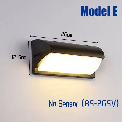 LED Outdoor Lights Motion Sensor Outdoor Wall Light Waterproof IP65 Outdoor Wall Lamp Street lamp Garden Lights Outdoor Lighting