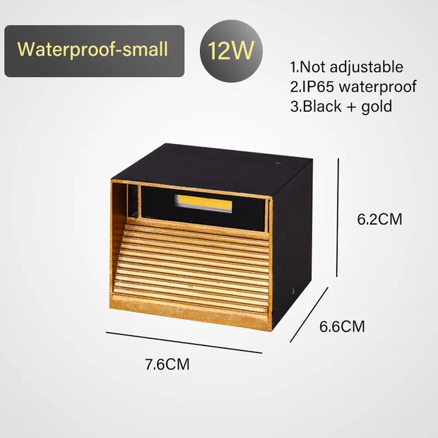 Wall lamp LED motion sensor IP65 waterproof 9W 12W 20W indoor and outdoor sconce bedroom living room courtyard corridor Entrance