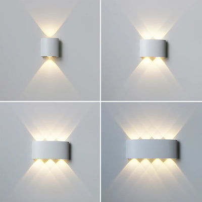 LED Outdoor Waterproof Wall Lamp Lighting Bedroom Living Room Light Aisle Corridor Outdoor Garden Lamp Aluminum LED Wall Sconce