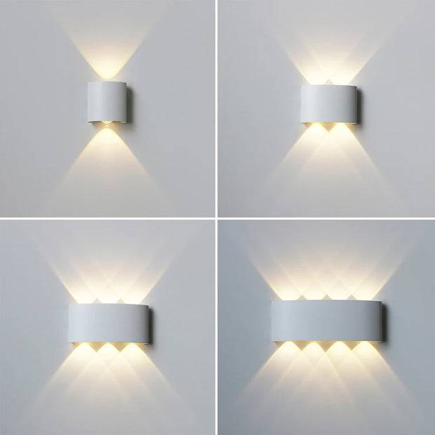 LED Outdoor Waterproof Wall Lamp Lighting Bedroom Living Room Light Aisle Corridor Outdoor Garden Lamp Aluminum LED Wall Sconce