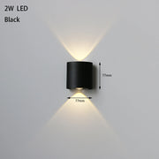 LED Outdoor Waterproof Wall Lamp Lighting Bedroom Living Room Light Aisle Corridor Outdoor Garden Lamp Aluminum LED Wall Sconce