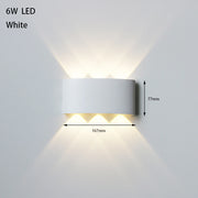 LED Outdoor Waterproof Wall Lamp Lighting Bedroom Living Room Light Aisle Corridor Outdoor Garden Lamp Aluminum LED Wall Sconce