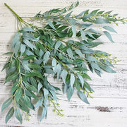 Artificial Leaves Bouquet Fake Willow Jungle Wedding Backdrop Christmas Decoration Faux Foliage Vine Party Home Decor Plant Xmas