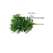 Artificial Leaves Bouquet Fake Willow Jungle Wedding Backdrop Christmas Decoration Faux Foliage Vine Party Home Decor Plant Xmas