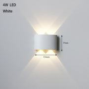 LED Outdoor Waterproof Wall Lamp Lighting Bedroom Living Room Light Aisle Corridor Outdoor Garden Lamp Aluminum LED Wall Sconce