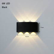 LED Outdoor Waterproof Wall Lamp Lighting Bedroom Living Room Light Aisle Corridor Outdoor Garden Lamp Aluminum LED Wall Sconce