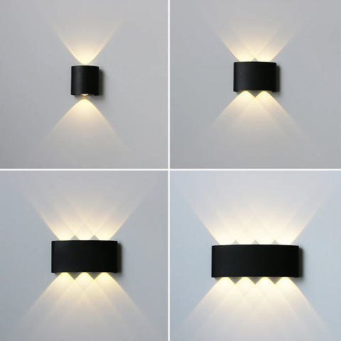 LED Outdoor Waterproof Wall Lamp Lighting Bedroom Living Room Light Aisle Corridor Outdoor Garden Lamp Aluminum LED Wall Sconce