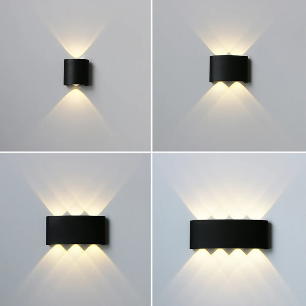 LED Outdoor Waterproof Wall Lamp Lighting Bedroom Living Room Light Aisle Corridor Outdoor Garden Lamp Aluminum LED Wall Sconce