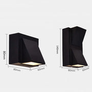 5W 10W Modern simple creative outdoor waterproof wall lamp LED outdoor courtyard lamps gate lamp terrace balcony garden lamp