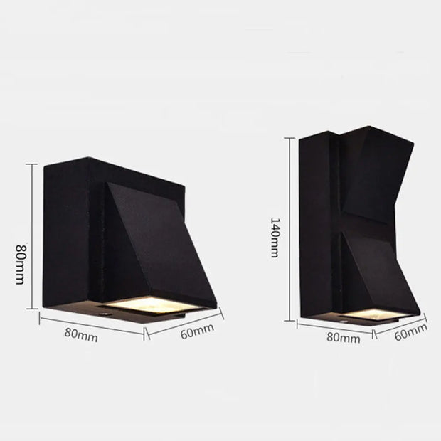 5W 10W Modern simple creative outdoor waterproof wall lamp LED outdoor courtyard lamps gate lamp terrace balcony garden lamp