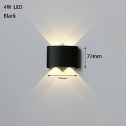 LED Outdoor Waterproof Wall Lamp Lighting Bedroom Living Room Light Aisle Corridor Outdoor Garden Lamp Aluminum LED Wall Sconce