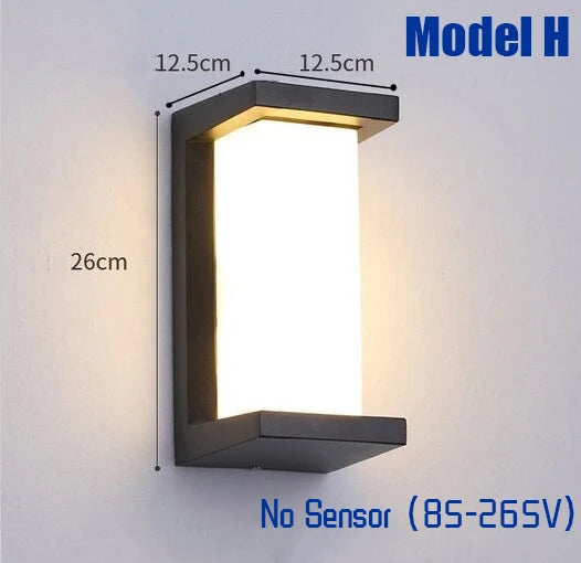 LED Outdoor Lights Motion Sensor Outdoor Wall Light Waterproof IP65 Outdoor Wall Lamp Street lamp Garden Lights Outdoor Lighting