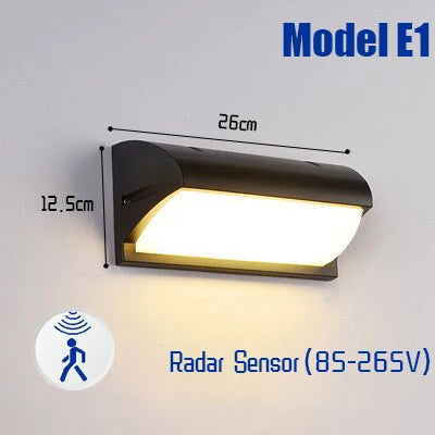 LED Outdoor Lights Motion Sensor Outdoor Wall Light Waterproof IP65 Outdoor Wall Lamp Street lamp Garden Lights Outdoor Lighting