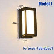 LED Outdoor Lights Motion Sensor Outdoor Wall Light Waterproof IP65 Outdoor Wall Lamp Street lamp Garden Lights Outdoor Lighting