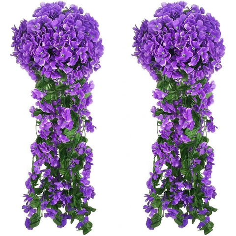 Artificial flowers Begonia  plants  bouquet suitable Long Vine for wall family room garden wedding indoor and outdoor decoration