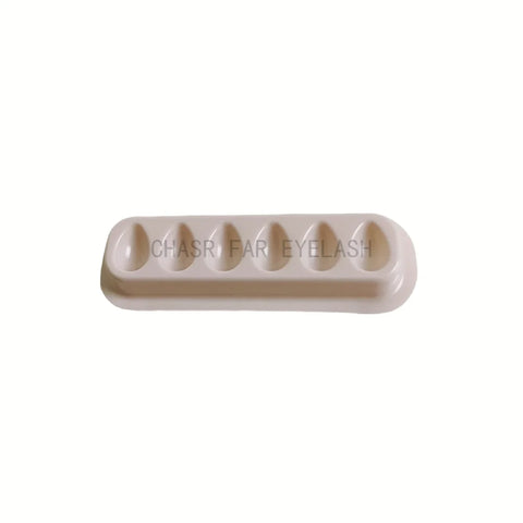 50PCS=1BOX Self Adhering Eyelash Extension Lash Glue Tray Wells Fan maker Private Label  Available