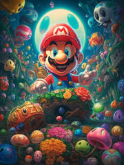 Japanese Anime 5d Diamond Painting Kit M-Marios Bowser Embroidery Jewelry Handmade DIY Mosaic Home Decoration Children's Gift
