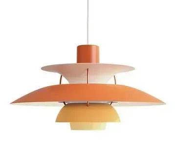 Danish Designer Umbrella Ceiling Chandelier Modern Colorful Led Pendant Lamp Living Room Bedroom Suspended Light Dining Room