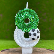 Football Cake Candles Birthday Number Candles Soccer Candles Cupcake Toppers Cake Decorating Supplies Football