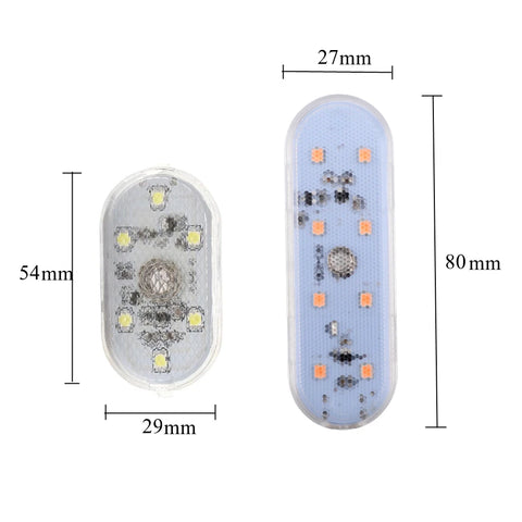 Magnetic Touch Light Hand Car Roof Magnets Ceiling Lamp Indoor Car Lighting Night Reading Light Reading Lamp Car Interior Lights