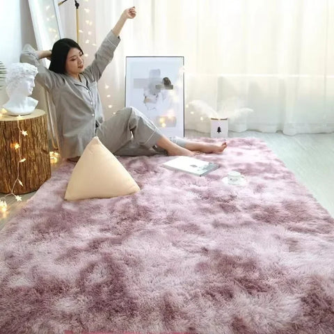 Carpet Bedroom Girl's Room Fully Covered With Large Area Blankets Home Living Room Sofa Coffee Table Bedside Blanket Floor Mat
