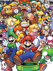 2024 New Japanese Anime Diamond Painting Kit M-Marios Bowser Embroidery Jewelry Handmade Mosaic Home Decoration Children's Gift
