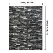 70cmx1m/2m/3m/5m/10m Wallpaper Brick 3D Wall Sticker Foam Self Adhesive DIY Living Room Decor Waterproof Paper