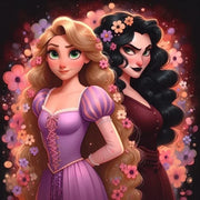 Princess and Villain Disney DIY Diamond Painting Kits Mermaid Evil Queen Cartoon Embroidery Mosaic Cross Stitch Home Decor Gift