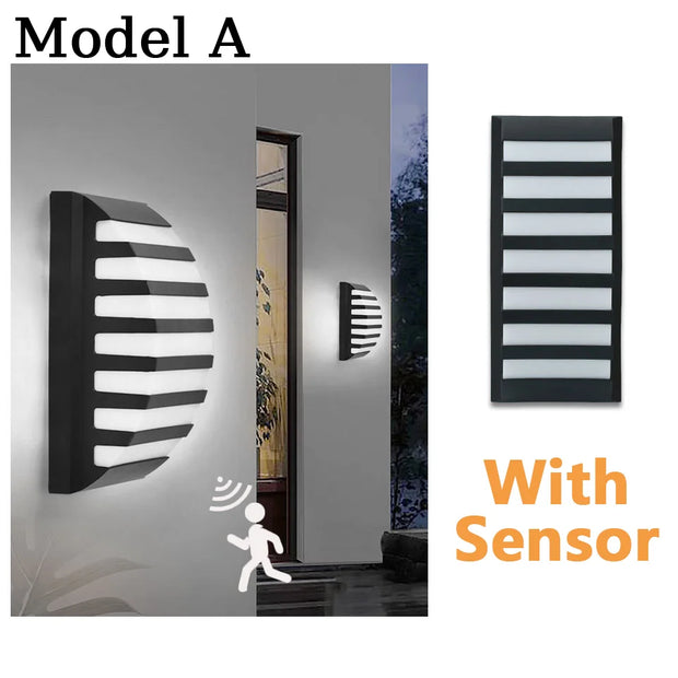 Wall Lamp Led Lights With Motion Sensor Outdoor Lights AC85-265V 16W/30W Outdoor Lights Waterproof Garden Lights Wall Decoration