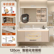 Cream wind bathroom cabinet ceramic integrated basin toilet wash basin washbasin cabinet combination washbasin basin bathroom ca