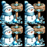 5D Diamond Painting Snowman Mosaic Embroidery Art Craft 30x30cm DIY Full Round Drill Home Decor