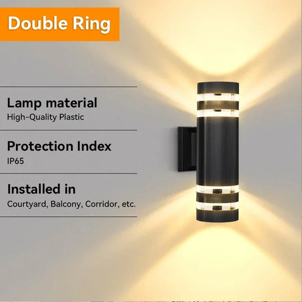 LED Outdoor Waterproof Wall Light Decor Socket External Stairs Fitter Holder E27 Lighting Bedroom Fixture Home Lamp Wall Street