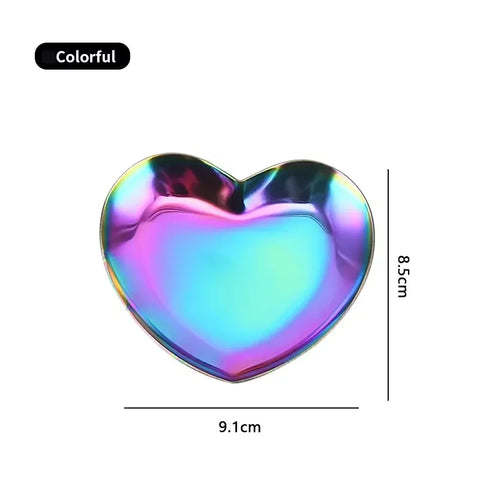 Modern Simple Metal Stainless Steel Storage Tray Jewelry Display Tray Shooting Props Trinkets Display Box Multi-functional