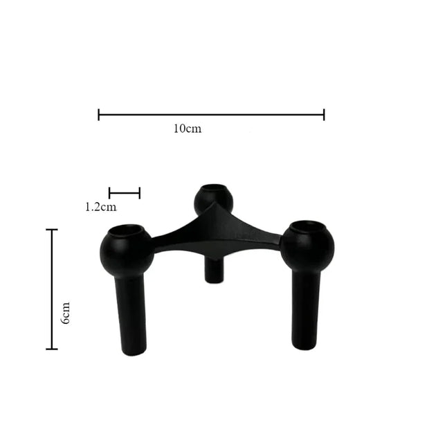 Molecular Structure Metal Candle Holder Nordic Gold Candlestick Centerpiece Living Room Decoration Gift home decore candelabra