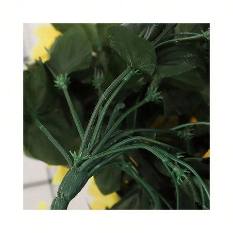 1pc Violet Hanging Flowers Artificial Decor, Petal Silk Violet Simulation Hanging Plant, Faux Hanging Violets Hanging Artificial