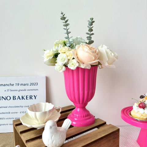 1Pc Mini Flower Arrangement Pots for Centerpiece Table Decorations Plastic Vase Home Decor for Home Wedding Party Christmas