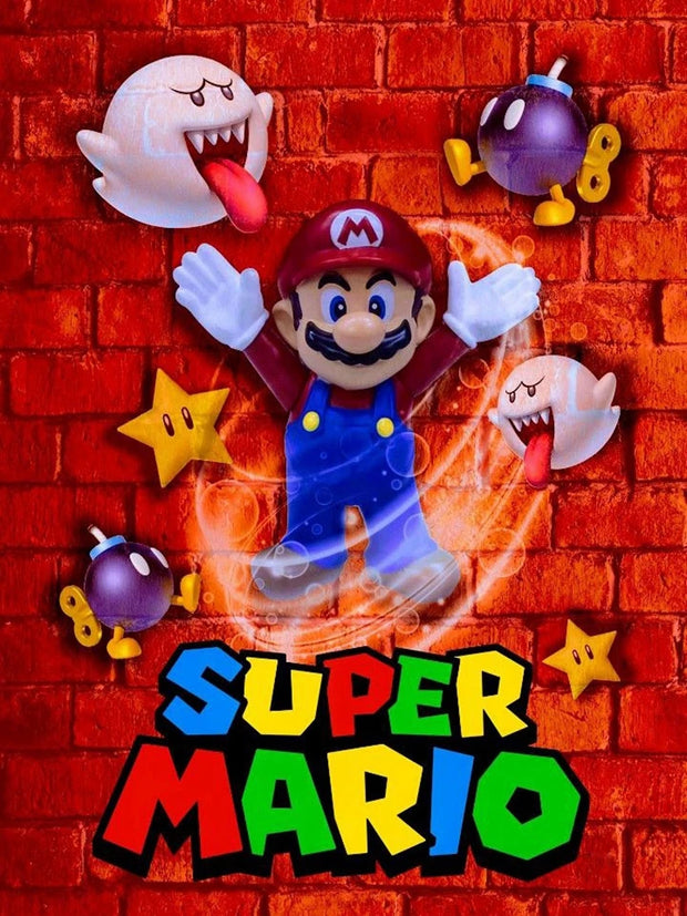 Japanese Anime 5d Diamond Painting Kit M-Marios Bowser Embroidery Jewelry Handmade DIY Mosaic Home Decoration Children's Gift