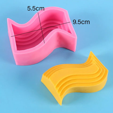 14cm Rainbow Arch Silicone Mold DIY Candle Mold Geometry Candle Making Epoxy Resin Soap Gypsum Chocolate Mould Craft Home Decor