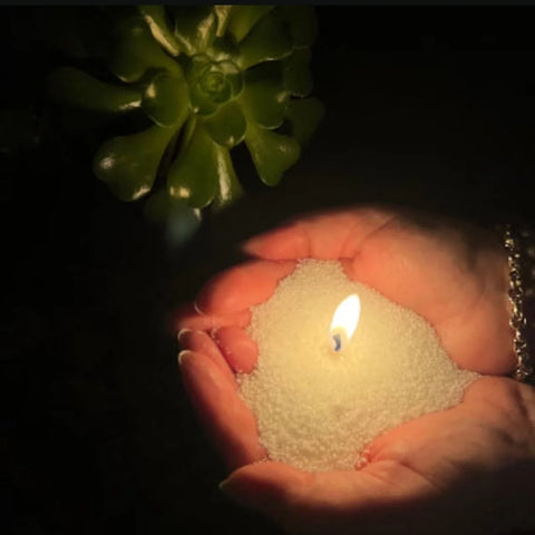 Sand Candle With Wicks, Refillable Wax Sand, DIY Candle Sand For Candle Making, Home Decor, Wedding, Halloween, Christmas, Party