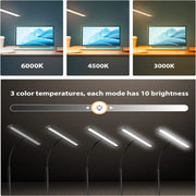 70CM Screen Lamp LED Monitor Light Bar Computer Screen Lamp Stepless Dimmable USB Desk Lamp For Office Study Reading Lighting