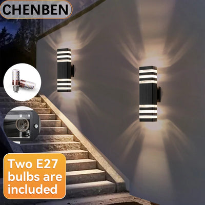 LED Outdoor Waterproof Wall Light Decor Socket External Stairs Fitter Holder E27 Lighting Bedroom Fixture Home Lamp Wall Street