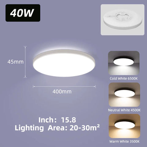220V Led Ceiling Light Golden Bedroom Indoor Kitchen Lighting for Home Decor Dustproof Bathroom Led Lamp Golden Ceiling Lamps