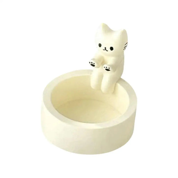 Kitten Candle Holder Warming Its Paws Cute Scented Light Holder Cute Grilled Cat Aromatherapy Candle Holder Desktop Ornaments